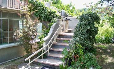 Monte escalier tournant extérieur Allier 03